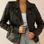 Brittany Shy Leather Jacket