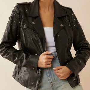 Brittany Shy Leather Jacket