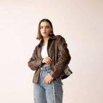 Emberhide Leather Jacket in Buckle Brown
