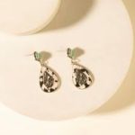 Hide and Halo Earrings in Turquoise