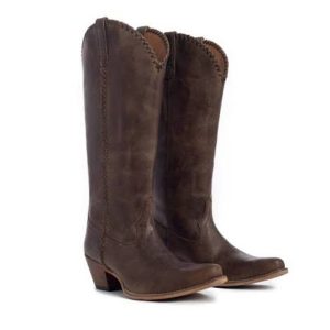 High Plains Stitched Leather Boots