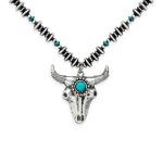 Majestic Prairie Steer Necklace