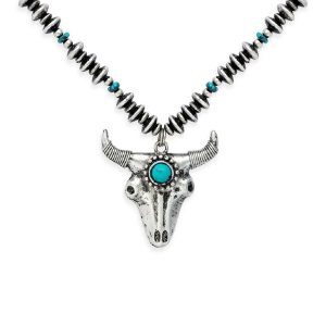 Majestic Prairie Steer Necklace