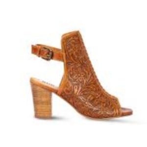Monika Boot In Hand-tooled Leather