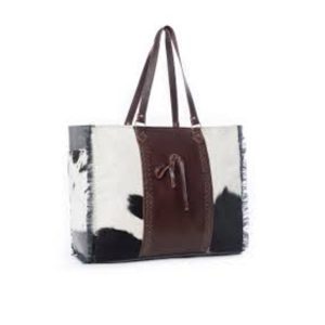 Rosalinda Cross Stitched Weekender Bag