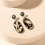 Wild Hide Dangle Earrings