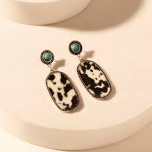 Wild Hide Dangle Earrings