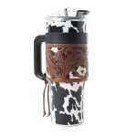 Wide Wyoming Tumbler In Black and White