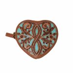 Cupid Coin Pouch Handtooled Leather - Whiskey & Water